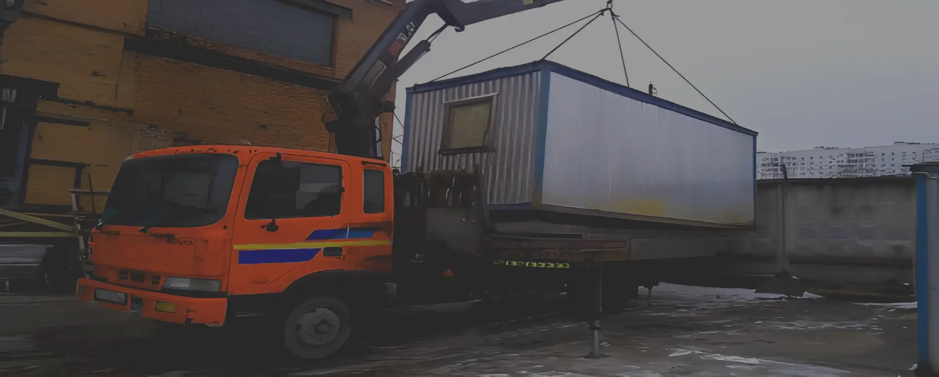 Получить уникальное предложение по перевозке негабаритного вагончика грузовым транспортом по России из Вологды с гарантией безопасности